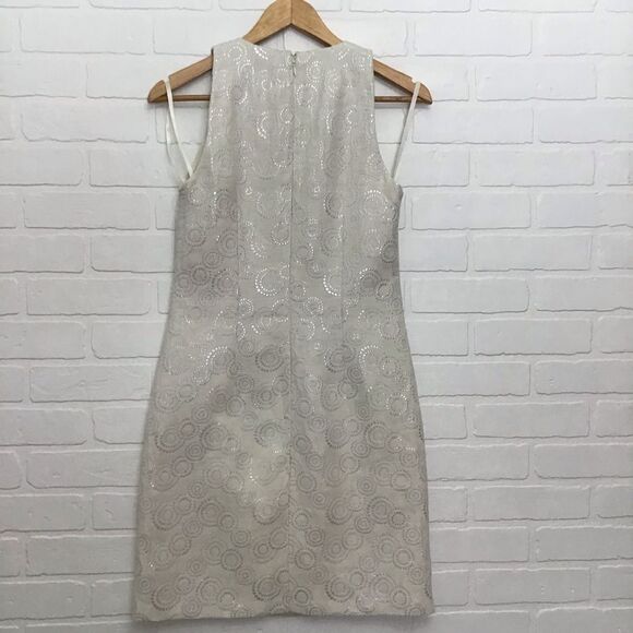 DRESS Silver Off White Le Chateau XS Jewels Embellishments silver bling bling - Picture 2 of 14